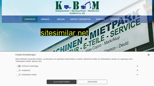 Kbm-baumaschinen similar sites