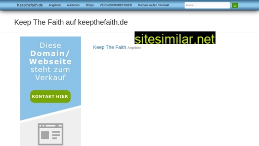 keepthefaith.de alternative sites