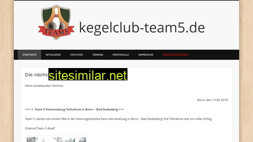 Kegelclub-team5 similar sites