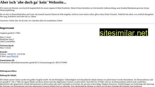 keizl.de alternative sites