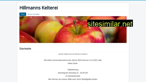 kelterei-hillmann.de alternative sites
