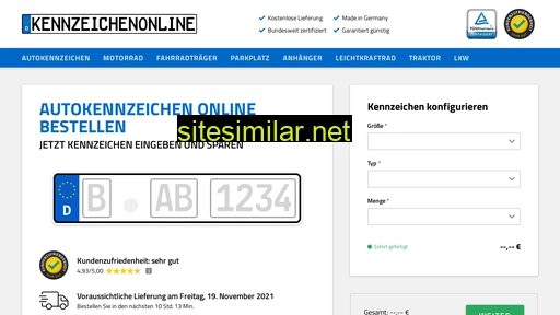 kennzeichenonline.de alternative sites