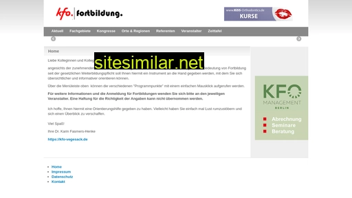 kfo-fortbildung.de alternative sites