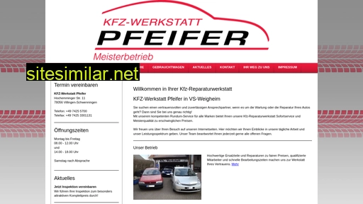 Kfz-werkstatt-pfeifer similar sites