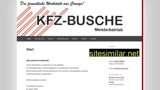 kfz-busche.de alternative sites