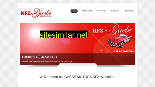 kfz-gaebe.de alternative sites