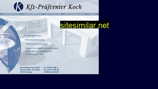 Kfz-pruefcenter-koch similar sites