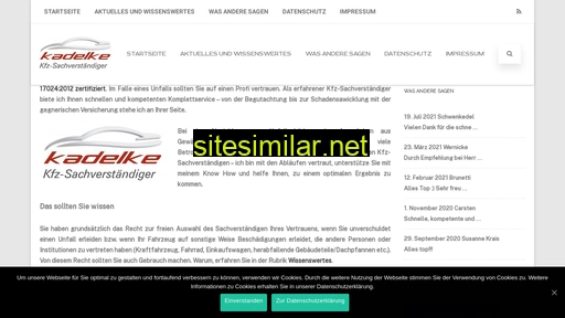 kfz-sachverstaendiger-kadelke.de alternative sites