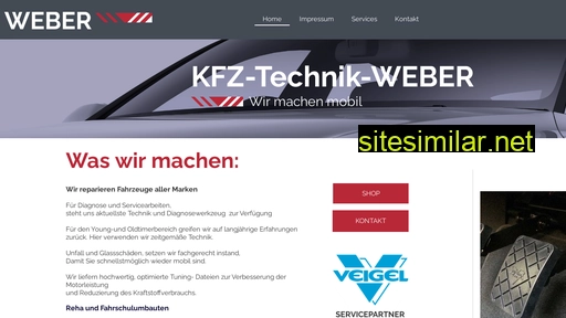 kfz-technik-weber.de alternative sites