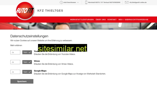 kfz-thieltges.de alternative sites