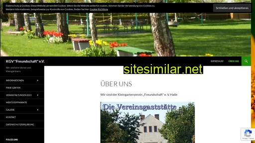 Kgv-freundschaft-halle similar sites