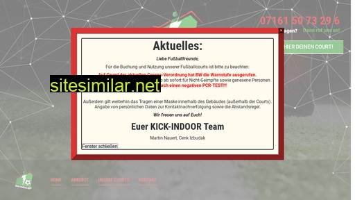 kick-indoor.de alternative sites