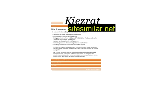 kiezrat.de alternative sites