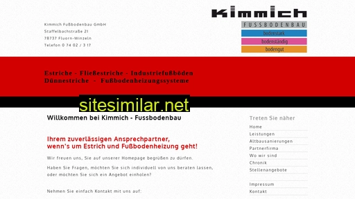 kimmich-fussbodenbau.de alternative sites
