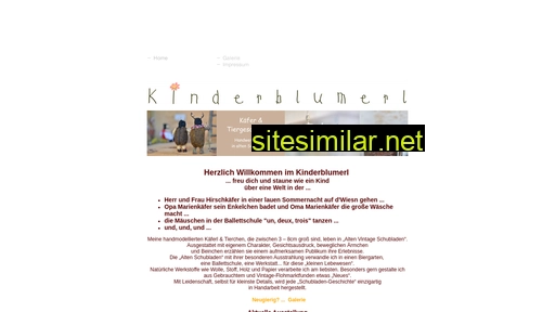 kinderblumerl.de alternative sites