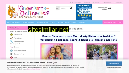 Kinderparty-onlineshop similar sites