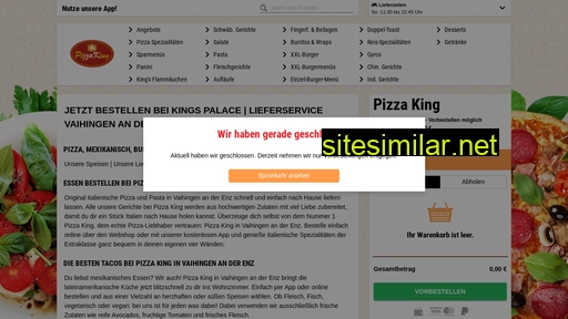 kingpizza-vaihingen.de alternative sites