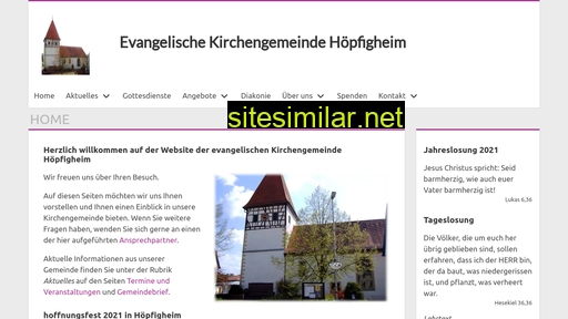 kirche-hoepfigheim.de alternative sites