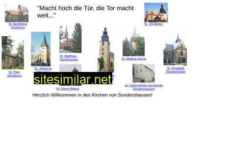 kirche-sondershausen.de alternative sites