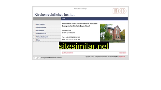 kirchenrechtliches-institut.de alternative sites