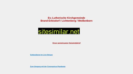 kirchgemeinde-weissenborn.de alternative sites