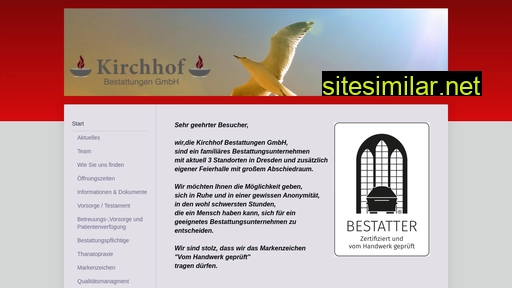 kirchhof-bestattungen.de alternative sites