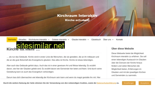 Kirchraum-interaktiv similar sites