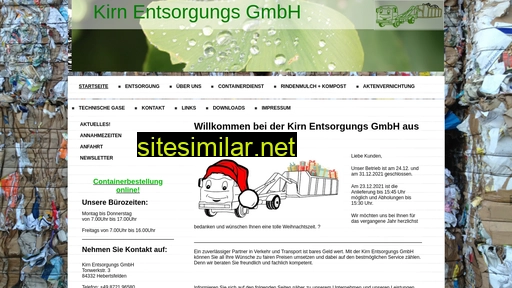 kirn-entsorgung.de alternative sites