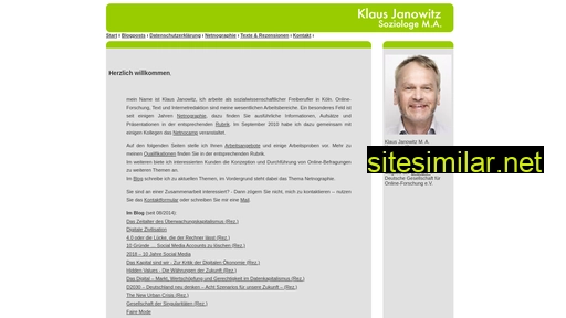 klaus-janowitz.de alternative sites