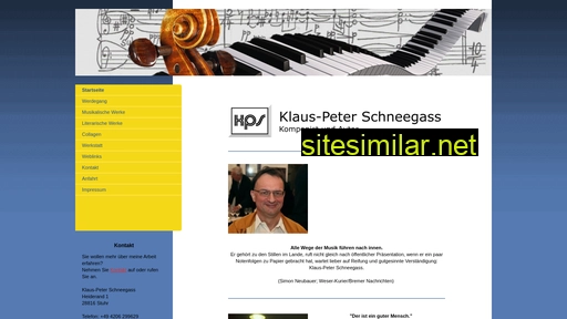 klaus-peter-schneegass.de alternative sites