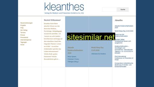 kleanthes.de alternative sites