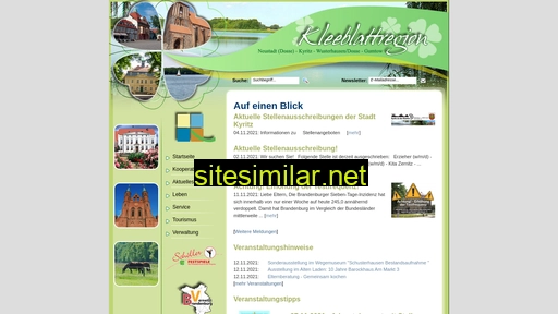 kleeblattregion.de alternative sites