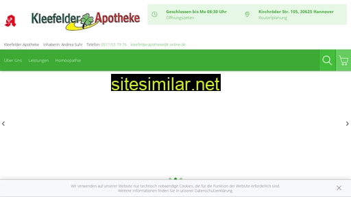 kleefelder-apotheke.de alternative sites