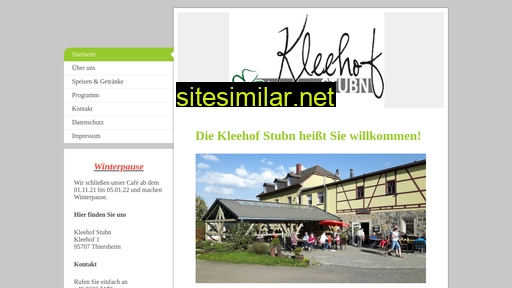 kleehof-stubn.de alternative sites
