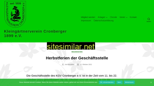 Kleingaertner-cronberger similar sites