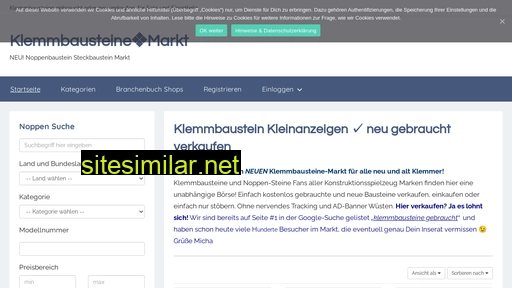 Klemmbausteine-markt similar sites
