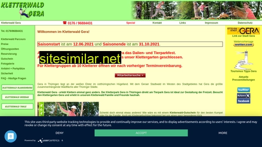 kletterwald-gera.de alternative sites
