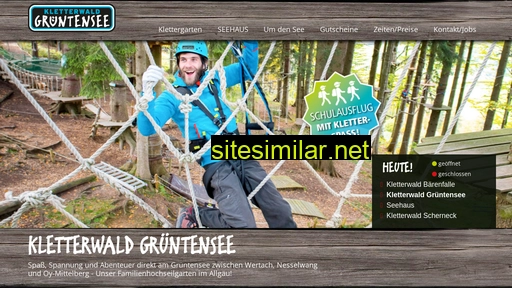 kletterwald-gruentensee.de alternative sites