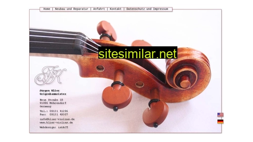 klier-violins.de alternative sites