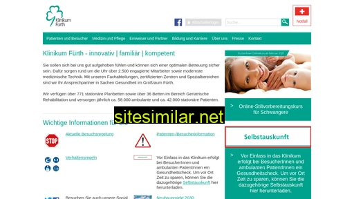 klinikum-fuerth.de alternative sites