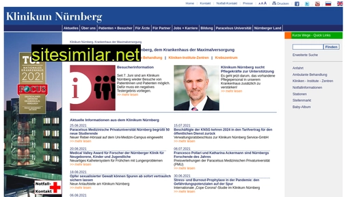 klinikum-nuernberg.de alternative sites