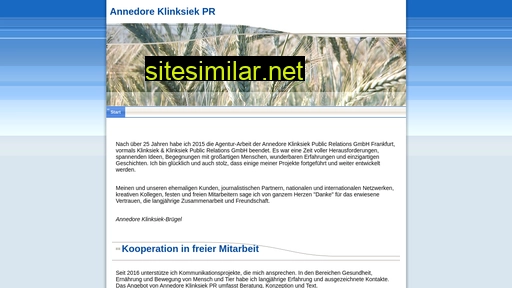 Klinksiek-pr similar sites