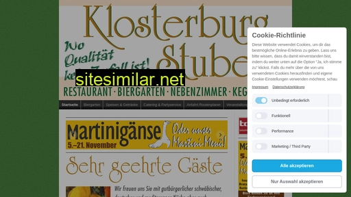 klosterburg-stuben.de alternative sites