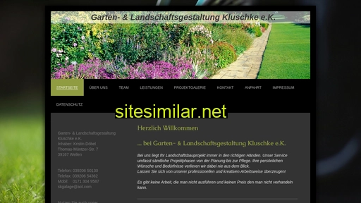 kluschke-gartenbau.de alternative sites