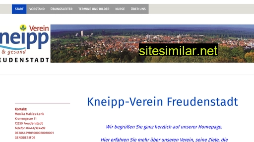 kneipp-verein-freudenstadt.de alternative sites