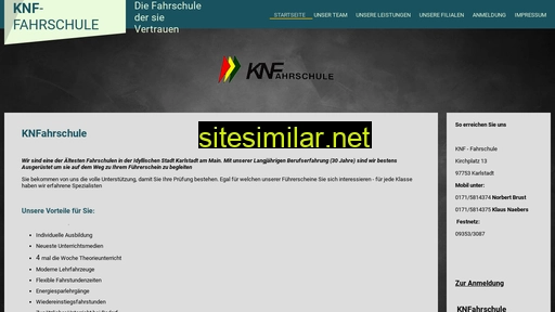 knfahrschule.de alternative sites