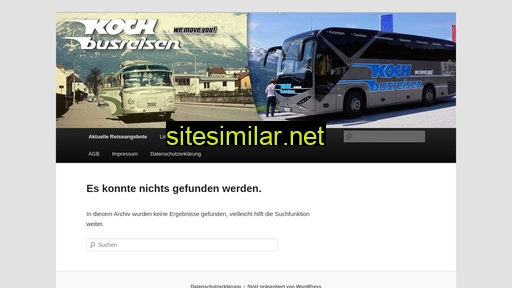 Koch-busreisen similar sites