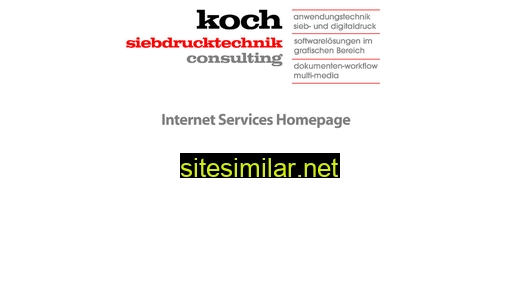 koch-cs.de alternative sites