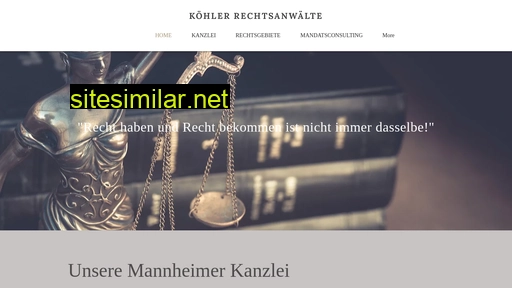 koehler-anwaelte.de alternative sites