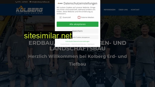 kolberg-tiefbau.de alternative sites